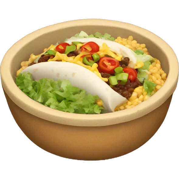 burrito bowl emoji