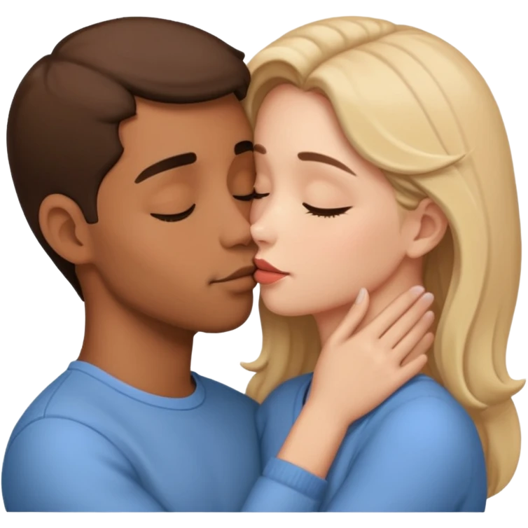 Good Night kiss emoji
