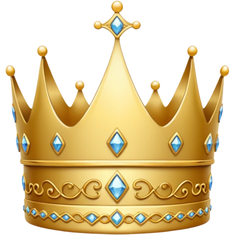 delicate princess crown emoji