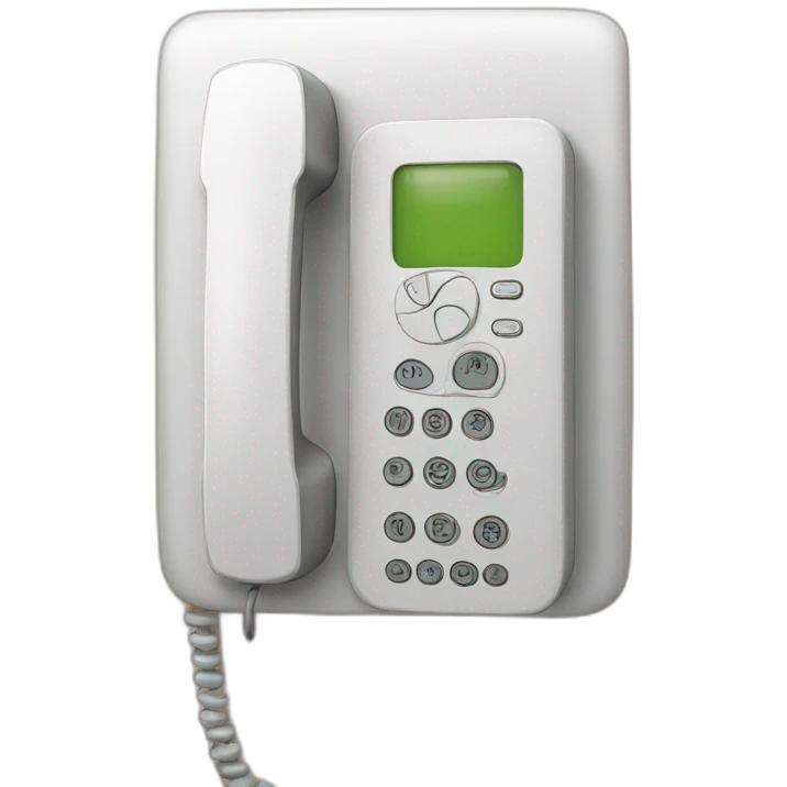 House phone on the wall emoji