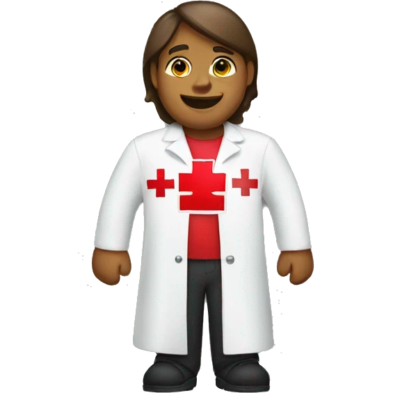 A red cross volunteer emoji