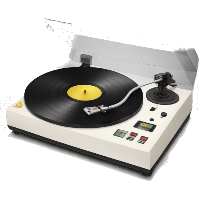 Classic turntable emoji