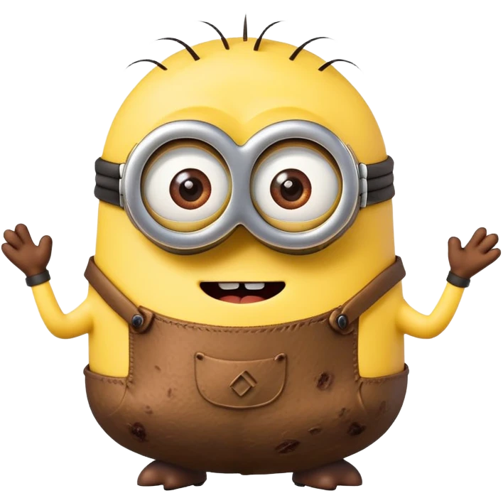 Poop minion emoji