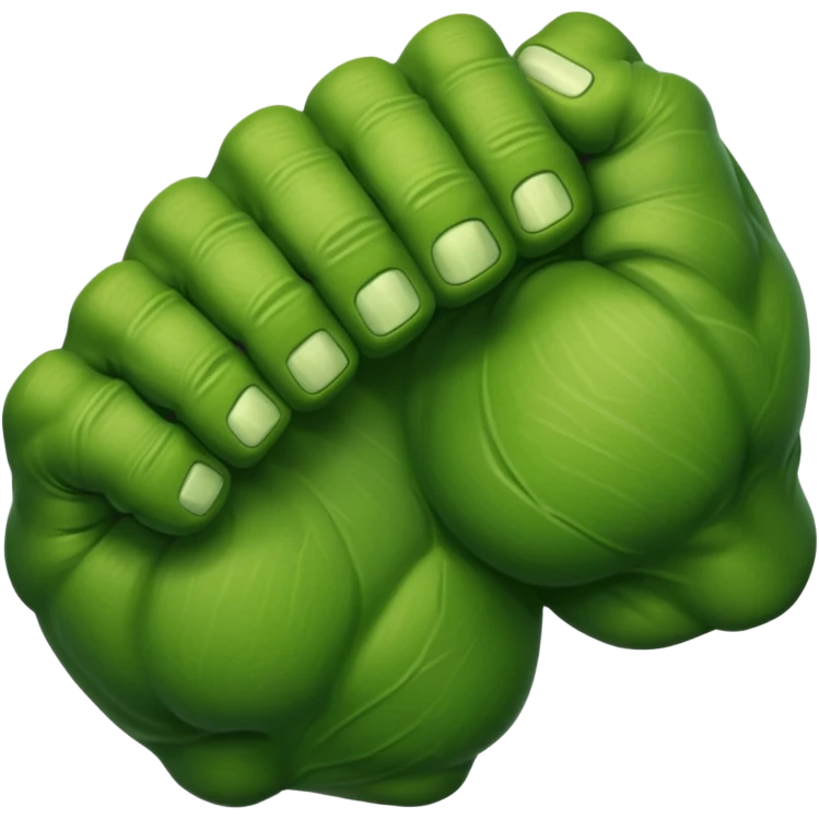Hulk hands emoji