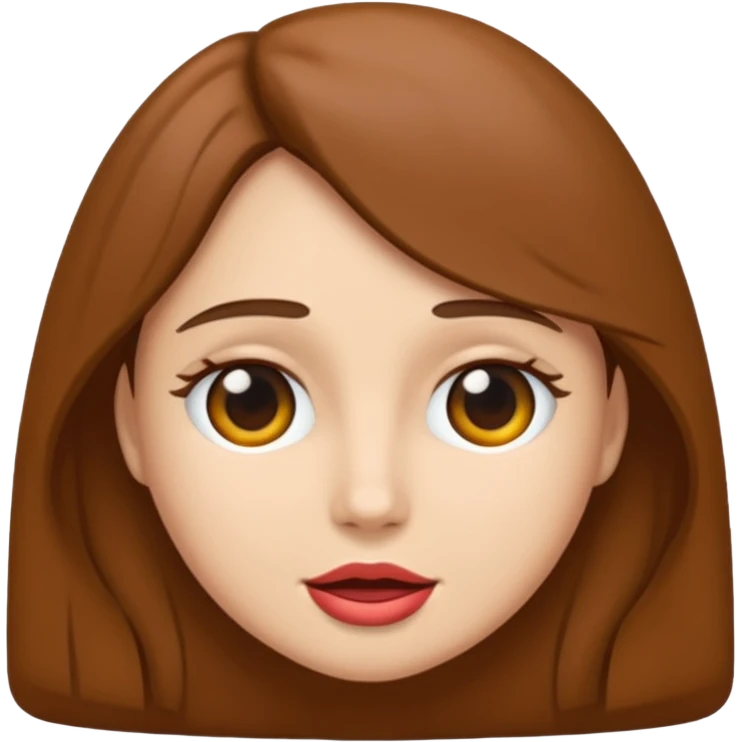 Vagin de femme blanche brune emoji