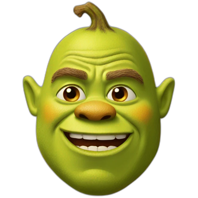 shrek orange emoji