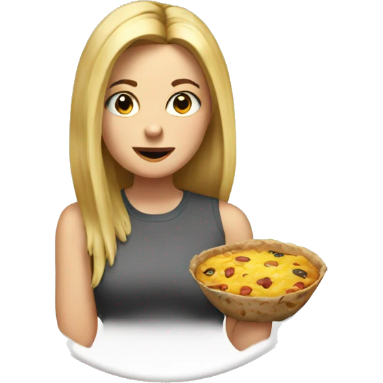 Emily on a diet emoji