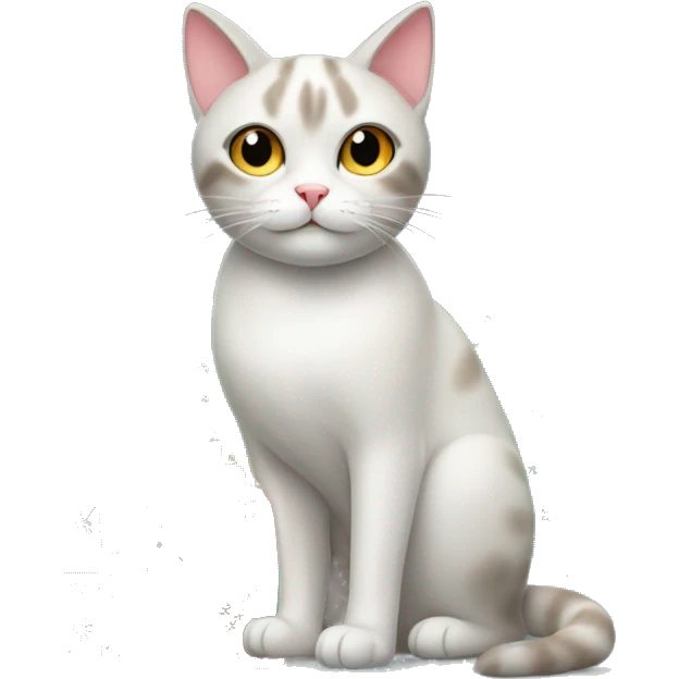 cat surrounded by chistmas presents emoji