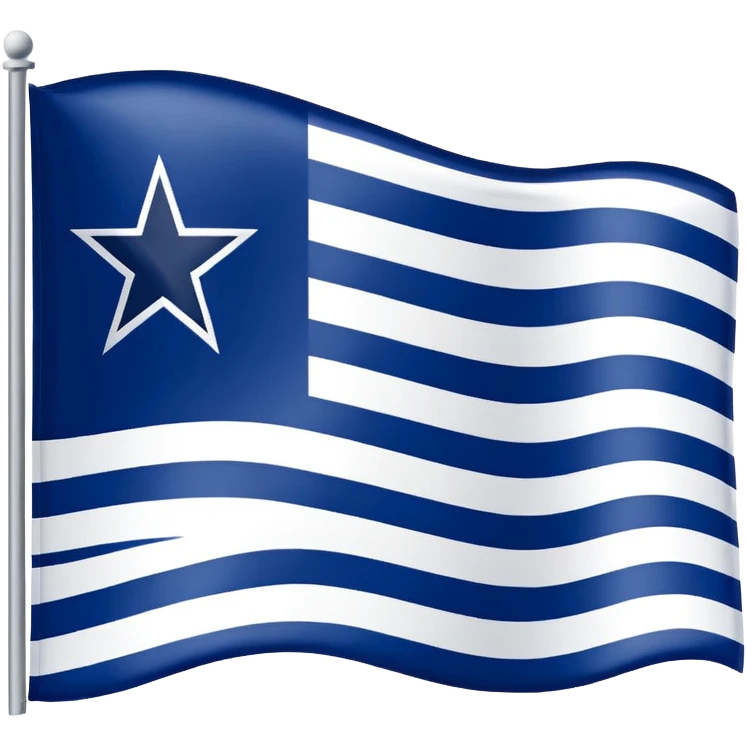 Dallas cowboys flag emoji