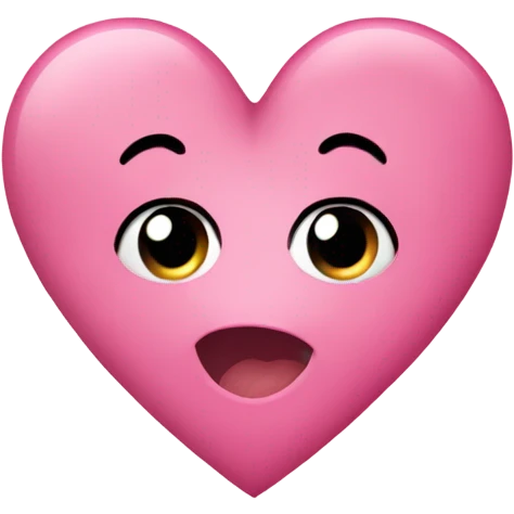 Pinkie heart emoji