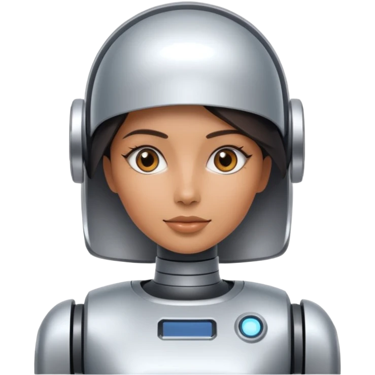 woman service Robot emoji