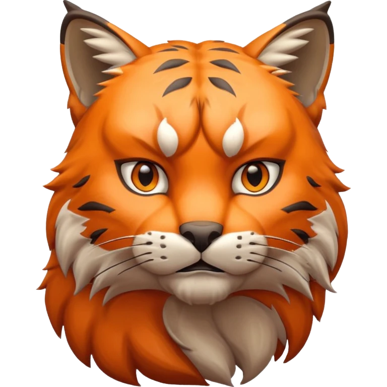 big bobcat with its body emoji