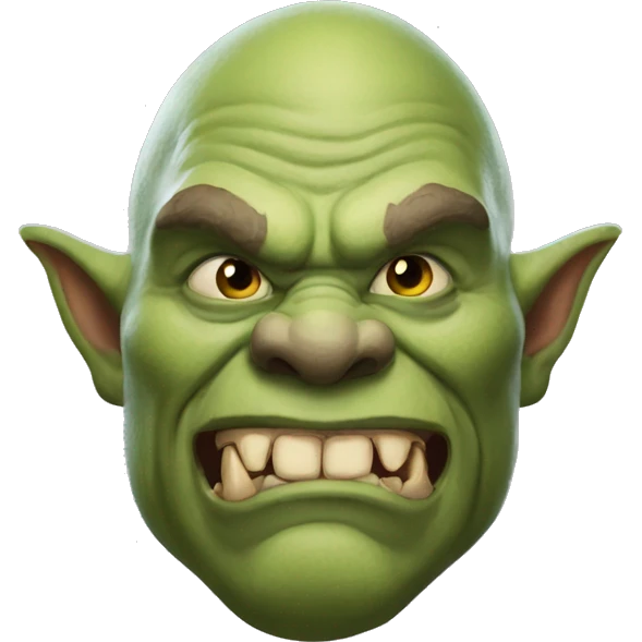 ogre from Dungeons & Dragons super realistic emoji