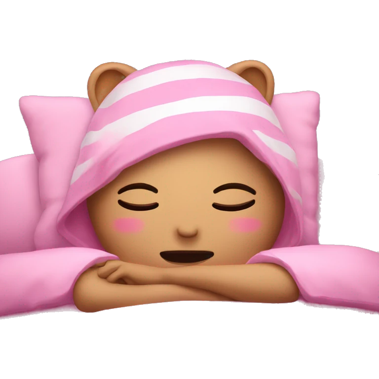 Pink goodnight zzz  emoji