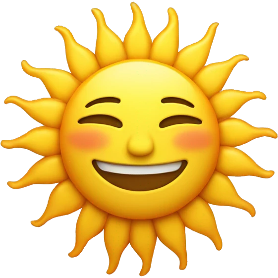 Sun emoji