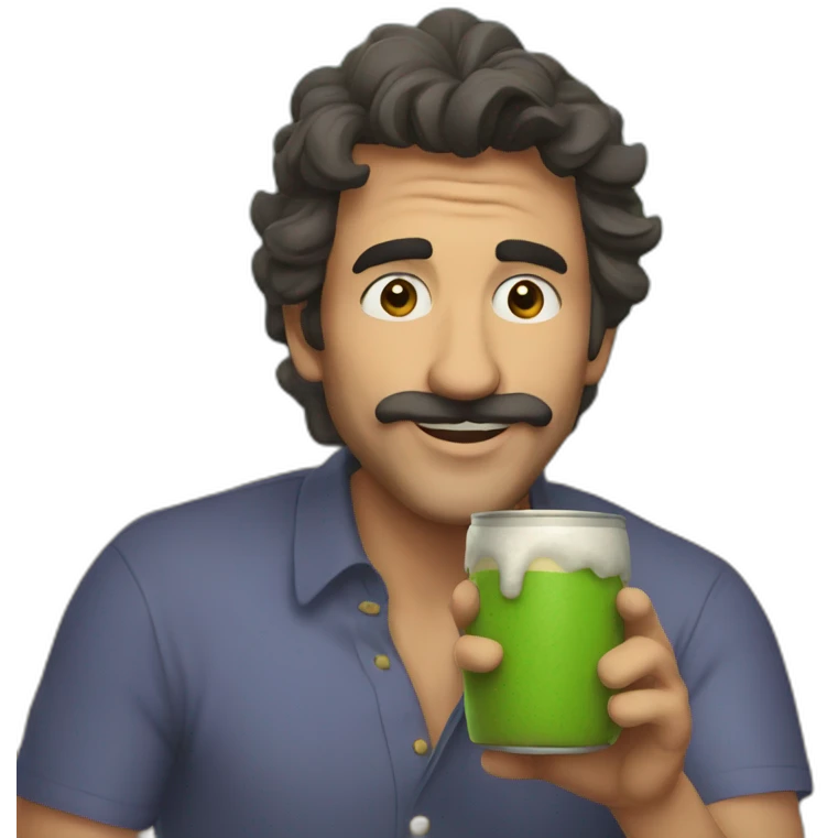 tomando "mate" argentino emoji