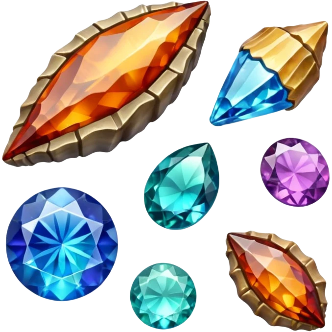 fossils and gemstones 💎 emoji
