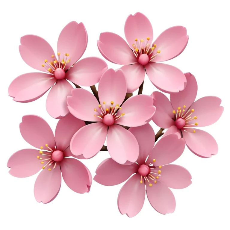 sakura blossom cluster emoji