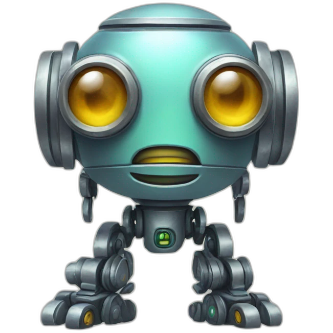 four eyed spiritual robot emoji