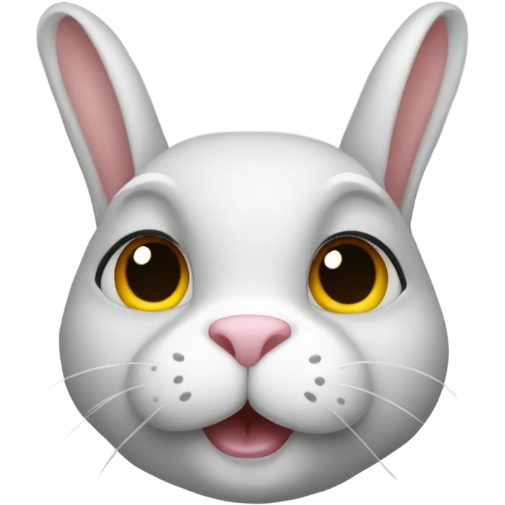 Rabbit with satina emoji