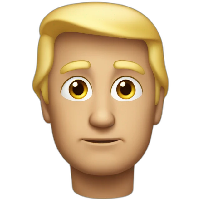 Donald Trump avec 3 yeux emoji