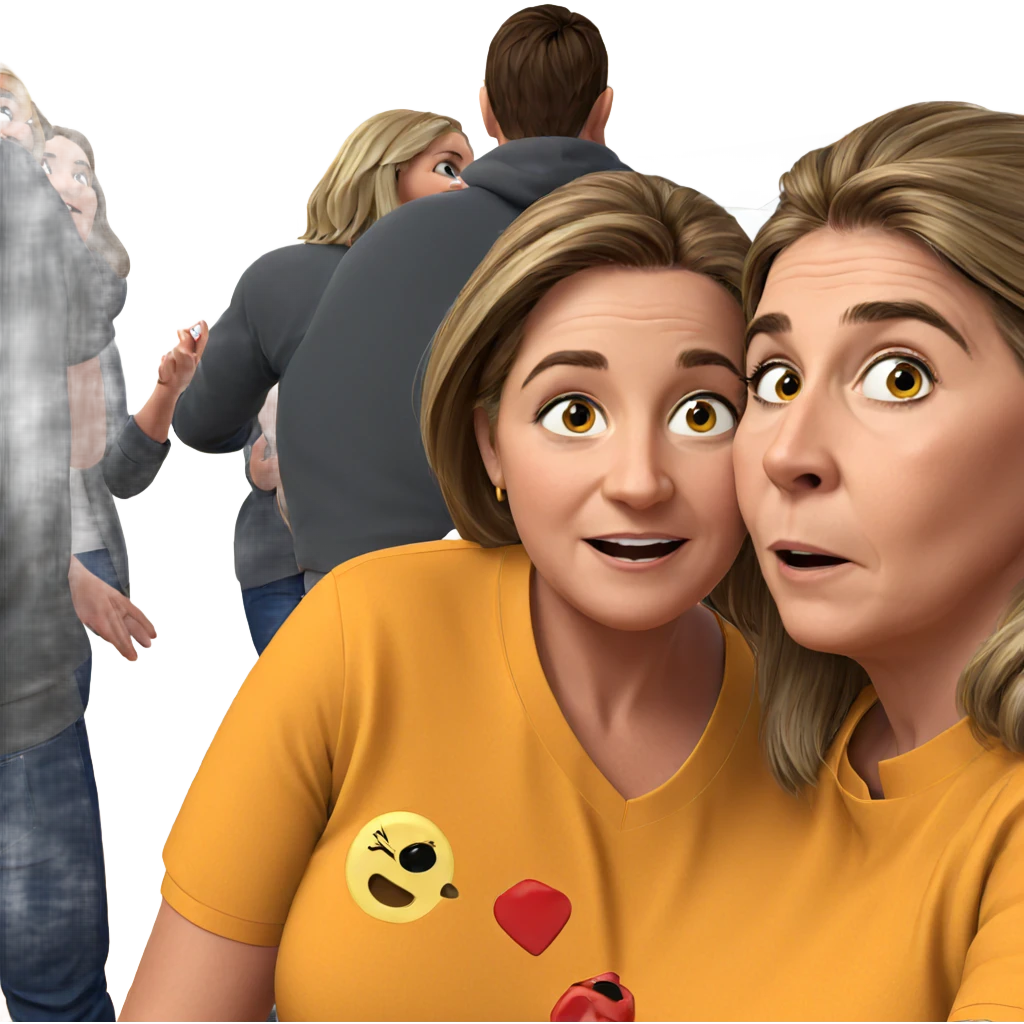 friends enjoying indoors together emoji