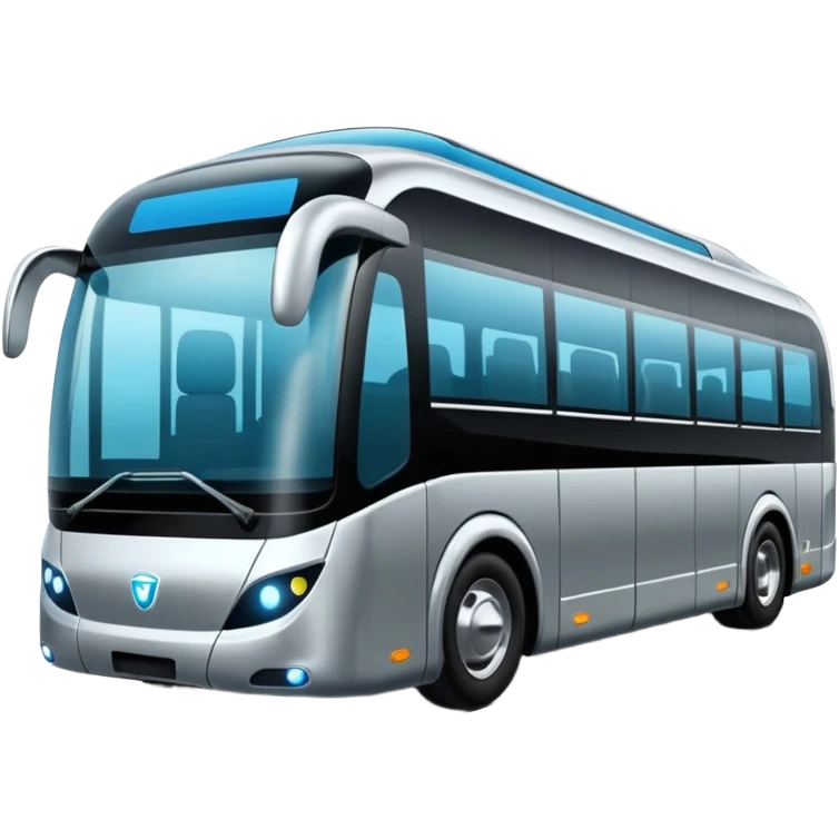 luxury future self driving bus emoji