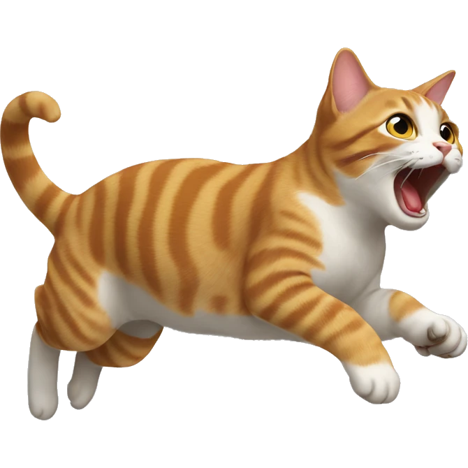 cat jumping up and down  emoji