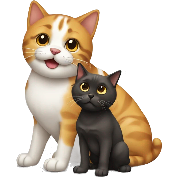 cat with dog emoji