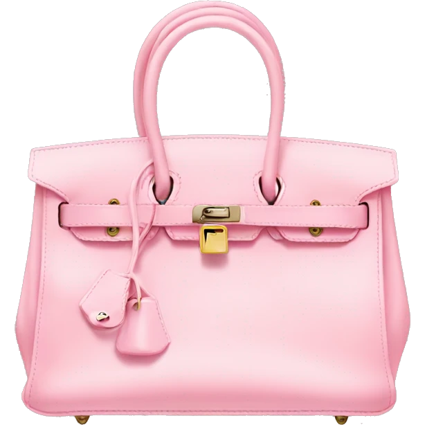 Baby pink birkin emoji