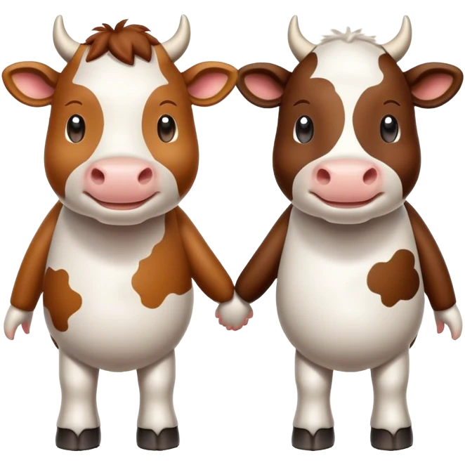 gay cows emoji