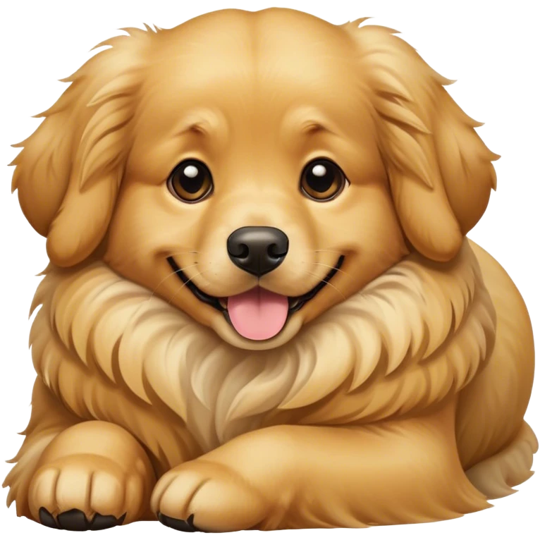 Dog on a dog emoji