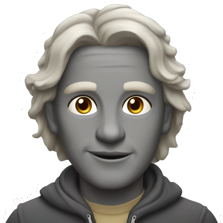 темно серая шодланская вислоухая кошска с розовым серлдцем emoji