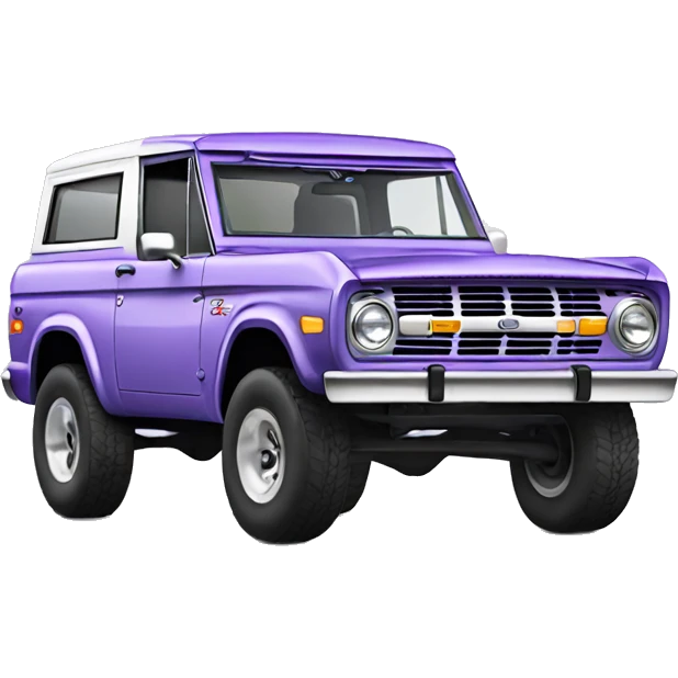 Lavender ford bronco emoji