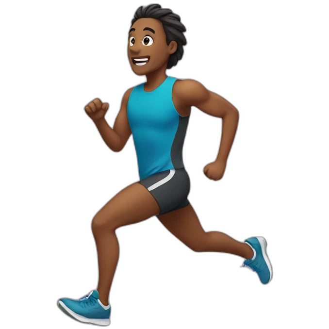 running emoji
