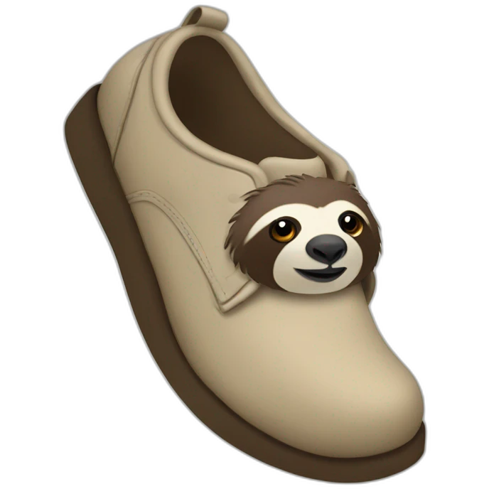 sloth shoe emoji