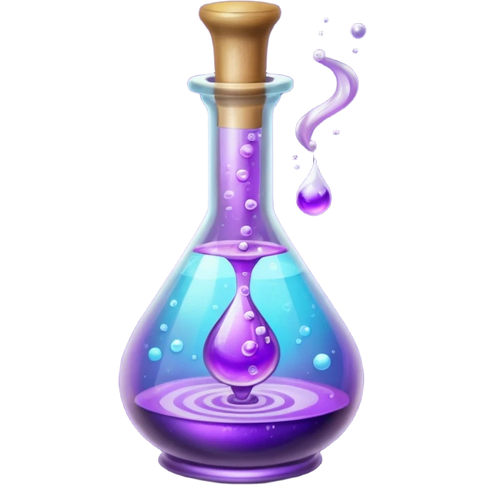 purple potion and effect emoji