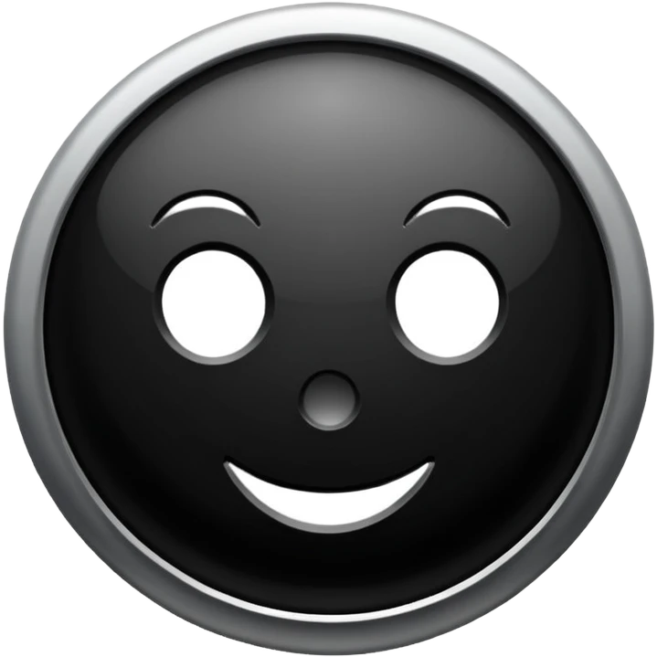 web black icon emoji