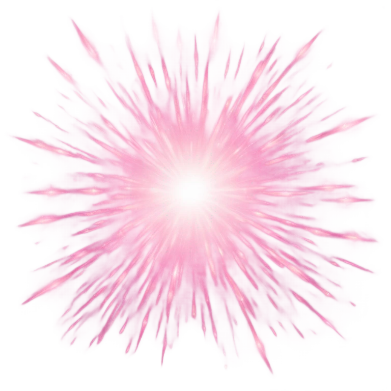 a pink sparkle emoji