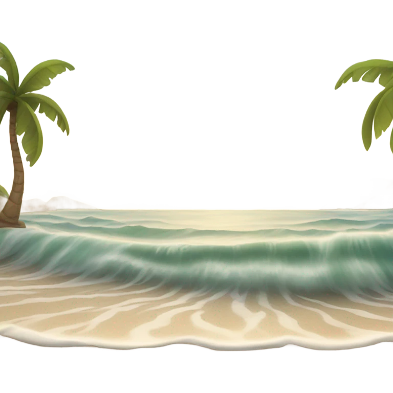 Beach emoji