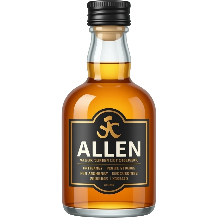An small emoji of an alcohol bottle whisky mcallen emoji