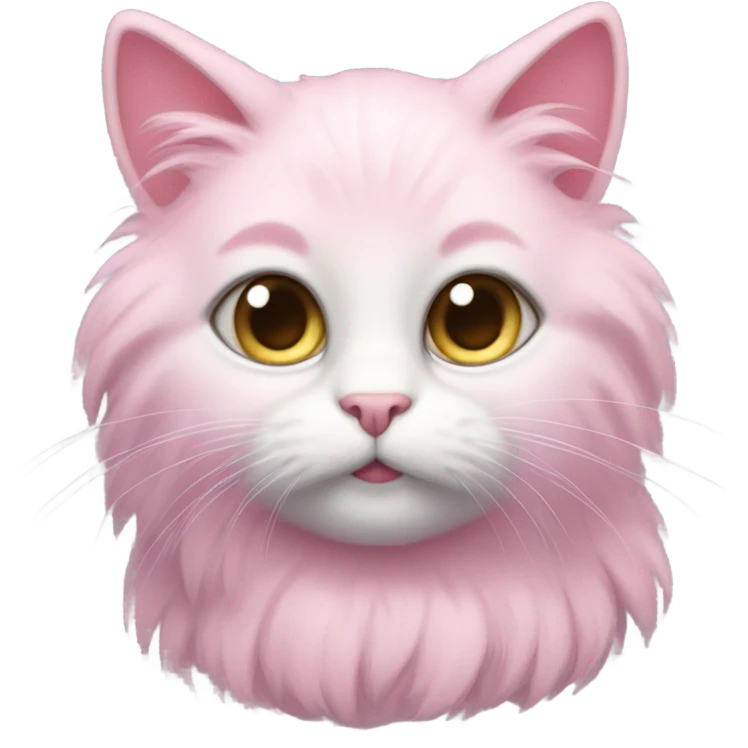 Pink cat emoji