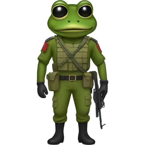 Frogsoldier emoji