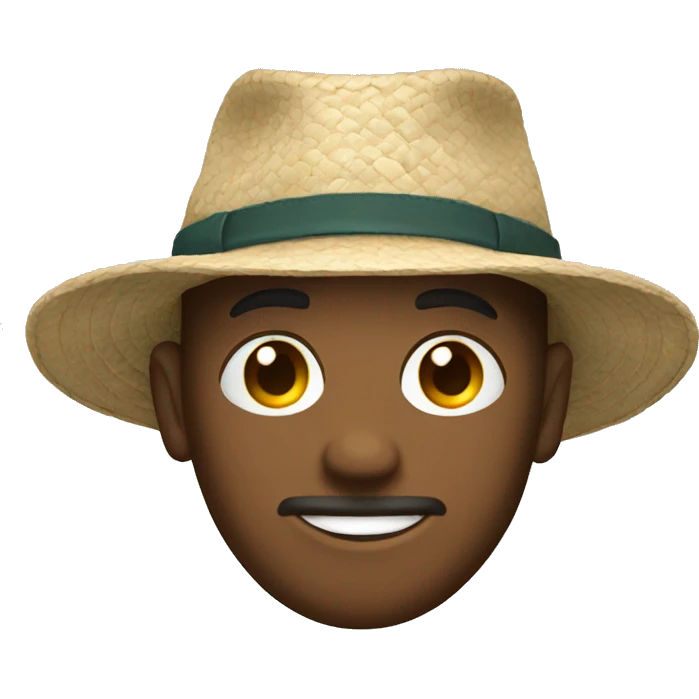 Fisher hat emoji