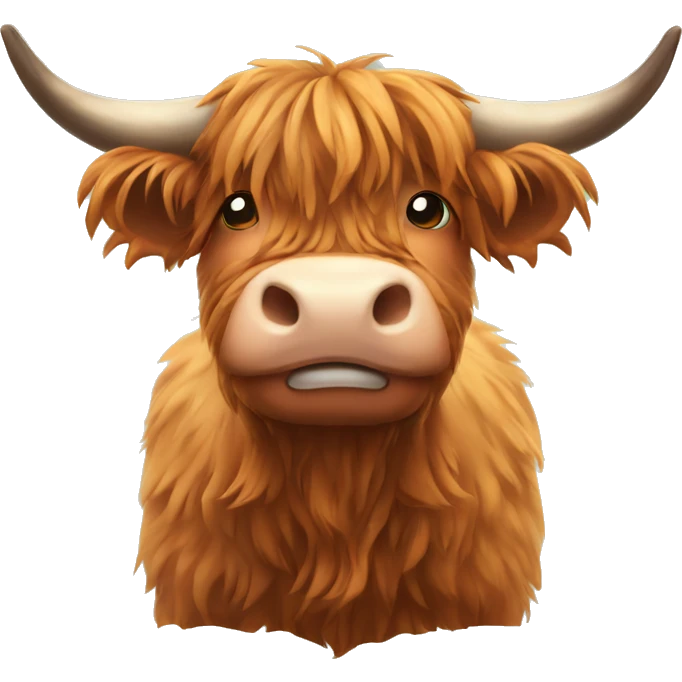 Highland cow emoji