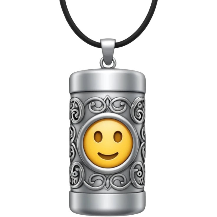 cylindrical   necklace  emoji