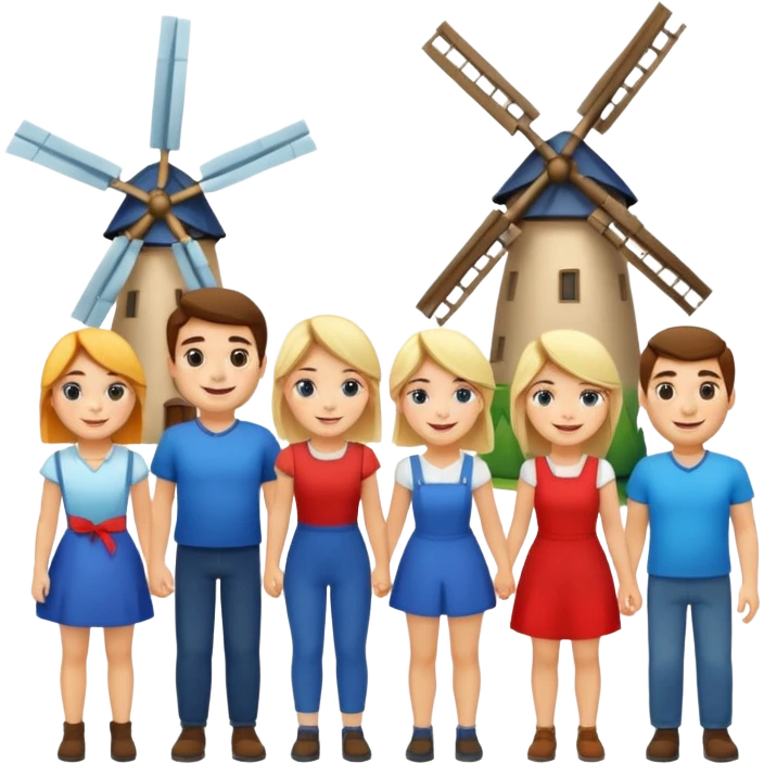 People with  Windmills emoji
