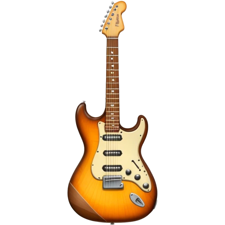 Electric guitar 1950s retro  emoji