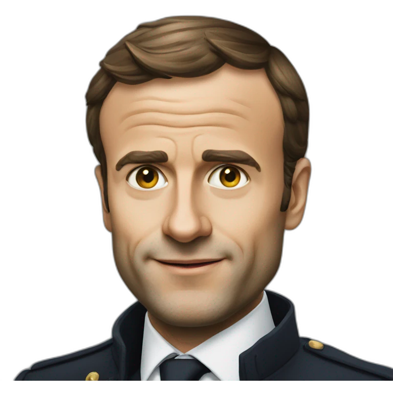 Macron sur tortu emoji