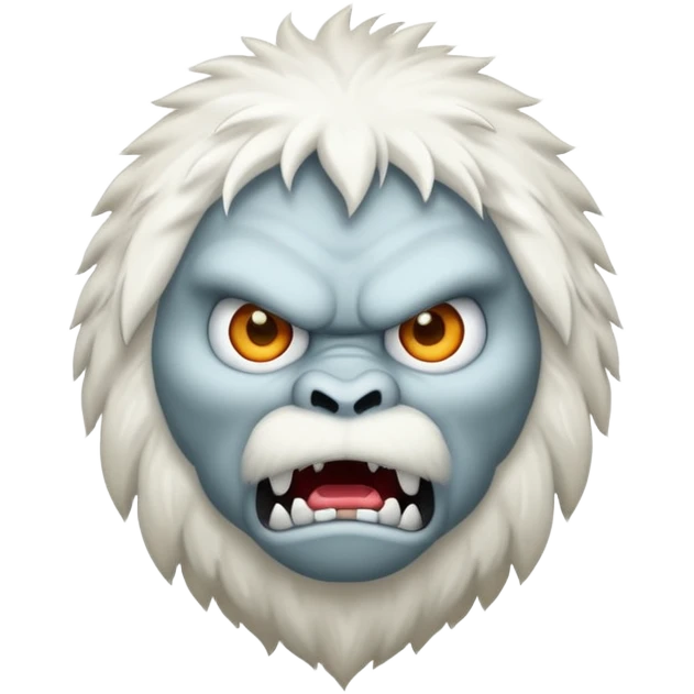 Angry yeti emoji